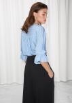 Frill Sleeve Designs Blouse For Woman