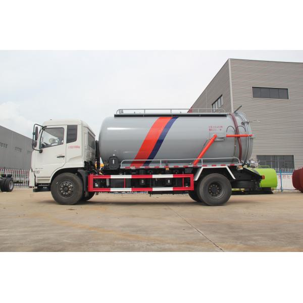 Dongfeng 4x2 Cleaning Suction Truck Manual Transmission Gross Vehicle Weight 18000
