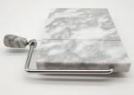 Anti Slip Round Feet 20x13cm 5" Marble Cheese Slicer