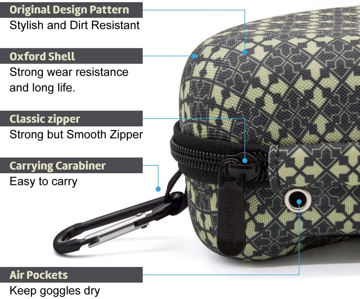 DPG82 11 Safety Glasses Storage Case , Shockproof Eva Storage Case