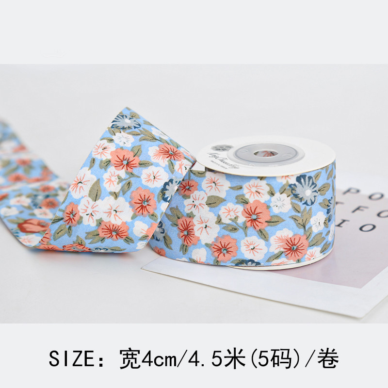 Bow Personalised Printed Ribbon 40mm Floral Printed Ribbon