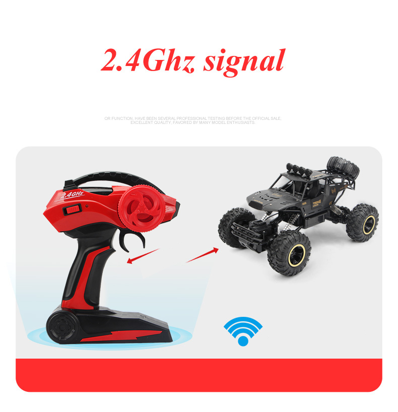4WD Rechargeable Rock Crawler Electric Off Road Radio Remote Control Car for Kids Gifts