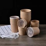 Desserts PE Coated 30ozDisposable Food Grade Biodegradable Eco Paper Food