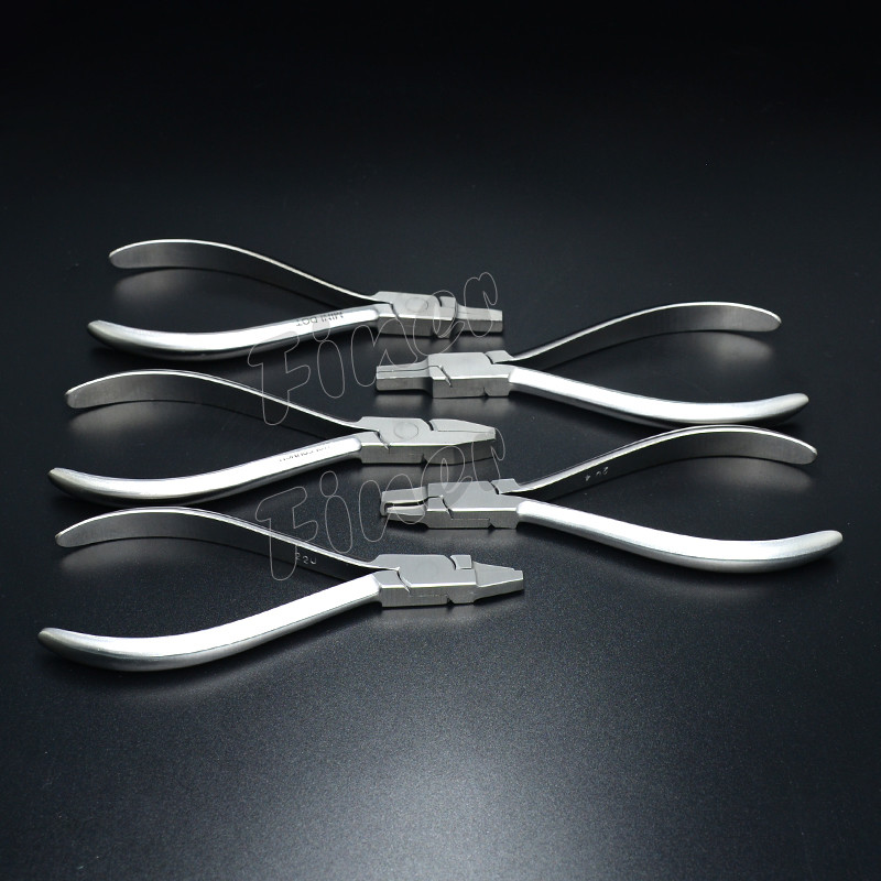 5 Pieces Dental Invisible Orthodontic Pliers Hole Thermal Forming Plier