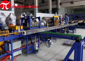 China 6000mm Automatic Horizontal Steel Tube Packaging Machine / Pipe Bundle Wrapping Machine wholesale