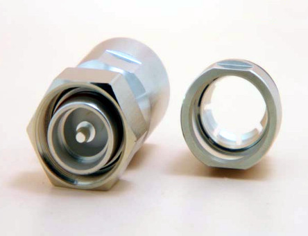 RF connector 4.3-10 male clamp type connector for 1/2" superflex cable low PIM VSWR 1.15 China factory