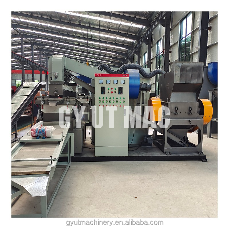 Scrap Cable Crusher Copper Wire Granulator Separator Recycling Machine Line for 2000L/H