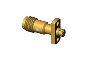China SMA to SMP 50Ohm 18GHz Brass Straight RF Adapter wholesale