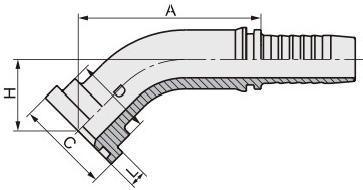 SAE Hydraulic Flange Combination Joint Fittings