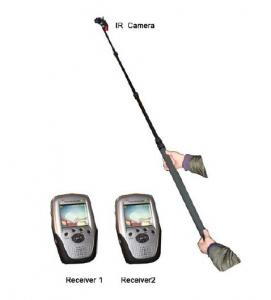China IR illuminated Telescopic Pole Camera with Two Receivers for Security Inspection wholesale