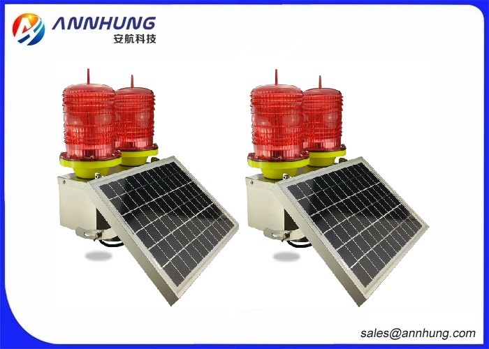 Wind Turbines Solar Powered Aviation Lights Free Maintenance Charge