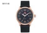 BARIHO Men's Quartz Watch Fashion PU Leather Band Men Wrist Waterproof Watch