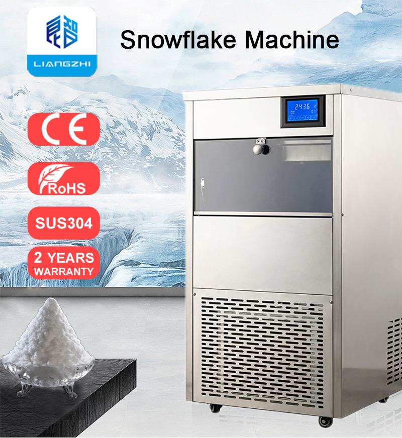 Snowflake Ice Maker LZ-120 Ideal for Food Market 60Kg Per Day Output Commercial Grade