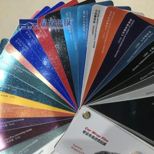 China Waterproof Vehicle Car Wrap Sample Book Portable Chrome Material wholesale