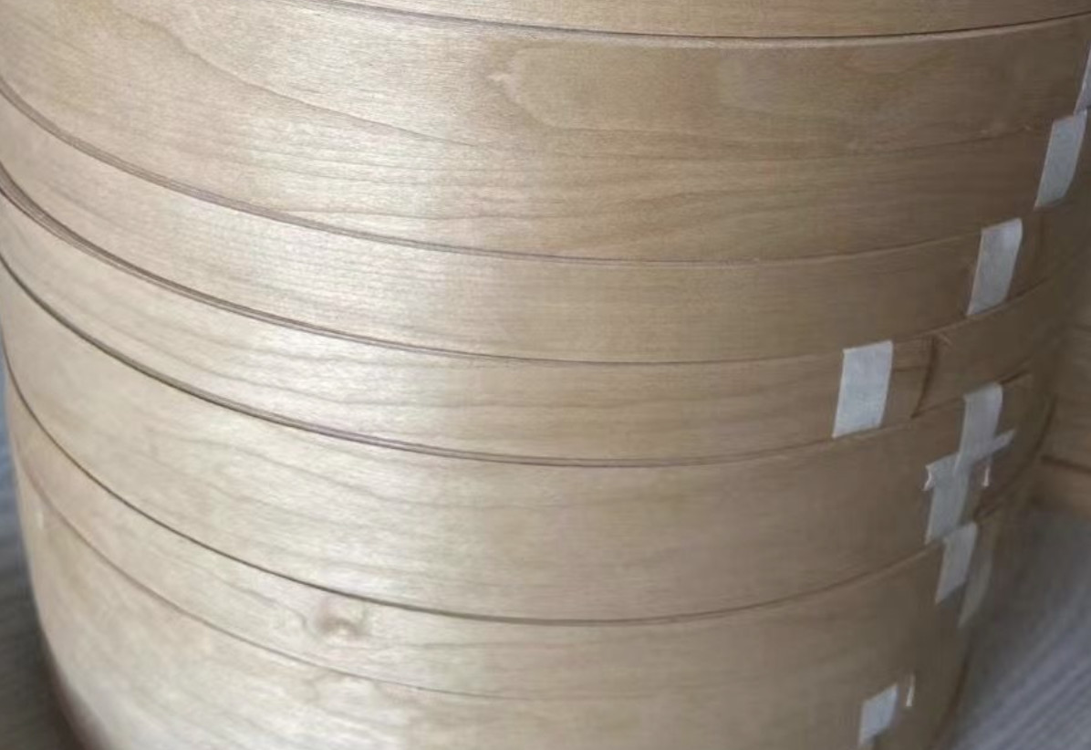 Moderate Glossiness Cherry Veneer Edge Banding 8mm-300mm X Length 200m