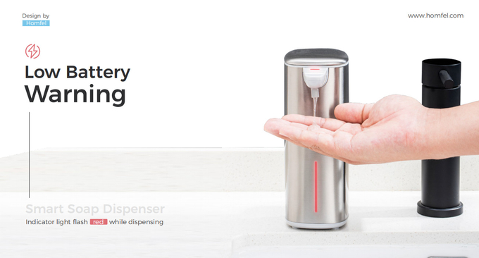 Bathroom Automatic Liquid Foam Soap Pump With Touch-Free Rechargeable Technology And Waterproof Design