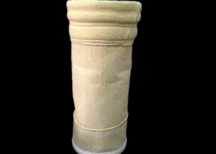 Asphalt Industrial Aramid Filter Bag / Needle Punched Filter Cloth High Temperature Filter Media ISO