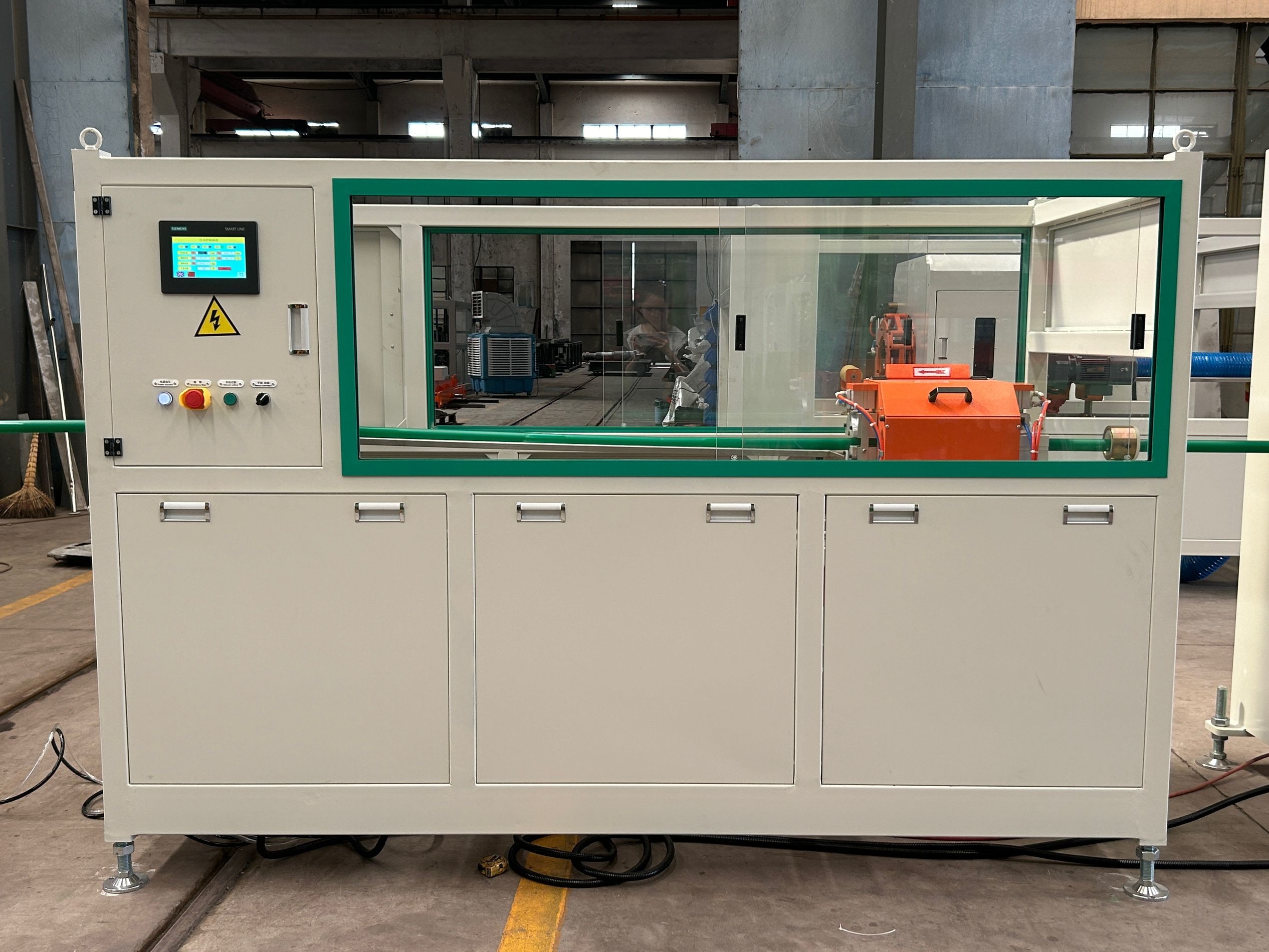 20-110mm HDPE PPR Pert Hot Water Supply And Drain Plastic Pipe Extrusion Production Line