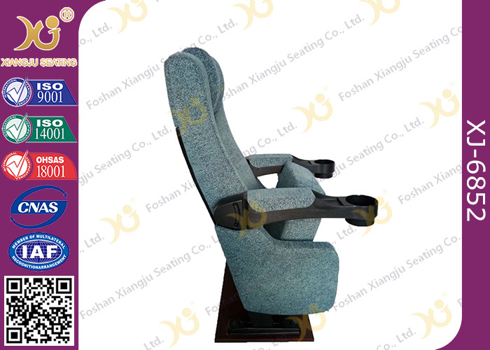 Ergonomic Headrest Cinema Theater Chairs With Pushing Back And Soft Seat