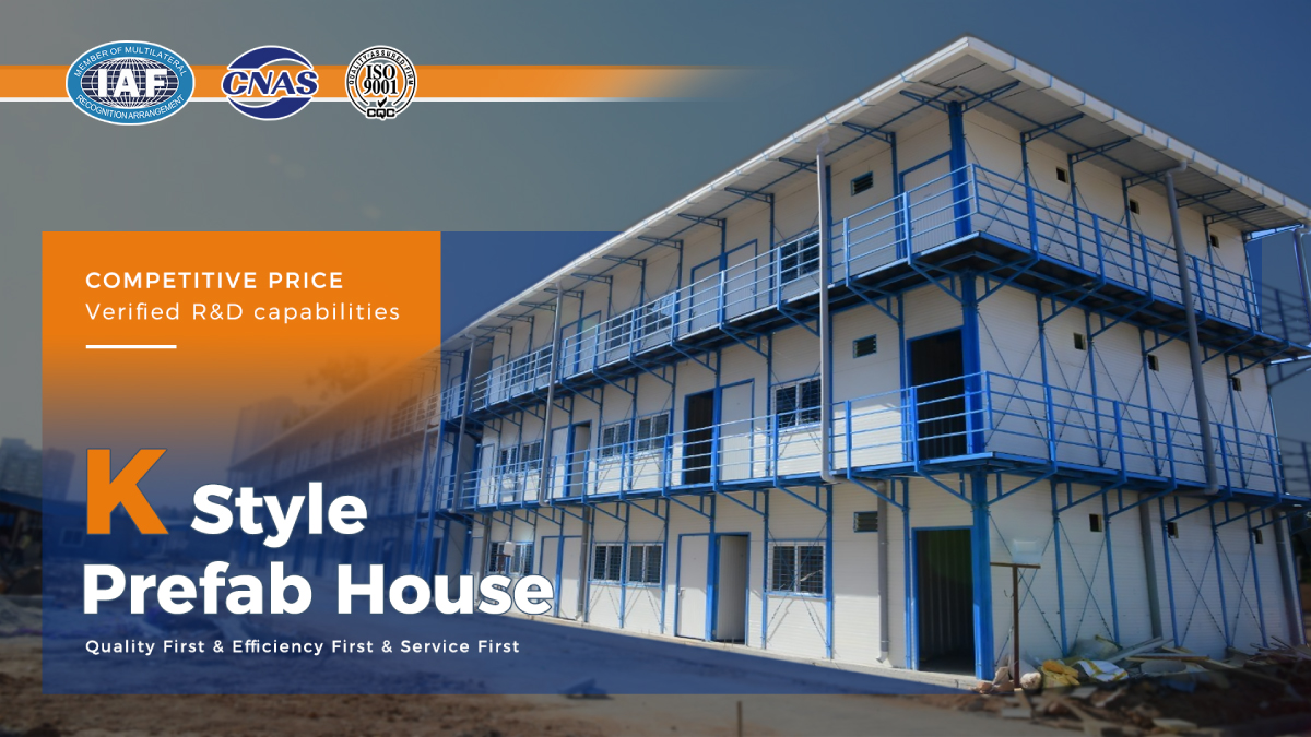 Fast Industrial Sandwich Panel Dormitory Layout with Professional Architect Drawing Direct Prefab House