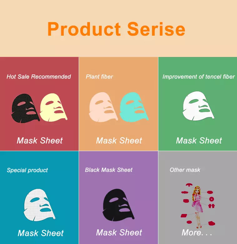 Dry face mask sheet whitening beauty products OEM Skin DIY non woven facical mask korean dry face sheet mask
