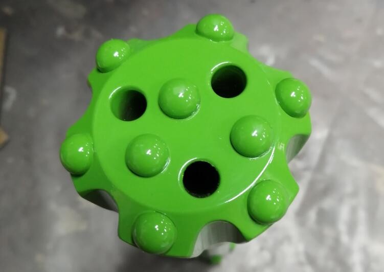 1" Middle Air Pressure DTH Bit Flat Face Spherical Button BR1-64mm