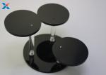 Black Acrylic Jewelry Organizer Necklace Bracelet Earring Display With Round