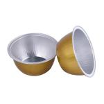 130ML Disposable Aluminum Foil Food Containers Pleated Baking Cups Colorful Cake