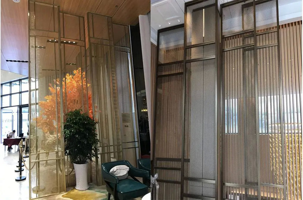 Stainless Steel Architectural Mesh Opening Size 1.2mm 5.0mm Wire Diameter 0.8mm 2.0mm Length 30m