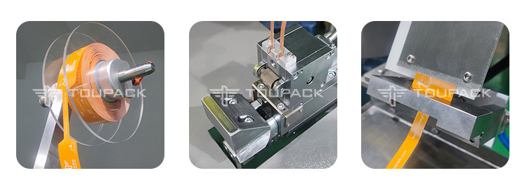 Gold Coin Chocolate Mesh Net Bag Packaging Machine 50BPM Speed Clipping Machine