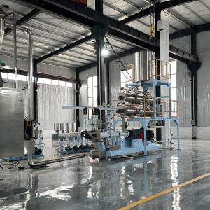 China Defatted soy flour Pet Food Extruder , double screw extruder machine wholesale