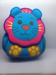 China 2015 hot sale kids animal neoprene school bag wholesale