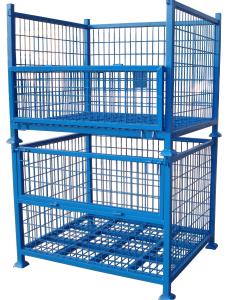China Warehouse Storage Collapsible Steel Pallet Box wholesale