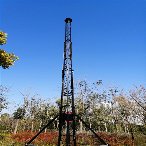 Telecom 30M Sectional Aluminum Guyed Cell On Wheel Tower