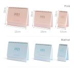 Weekly Cardboard Desk Calendar Custom 14sheets 230gsm Promotion CMYK Printing