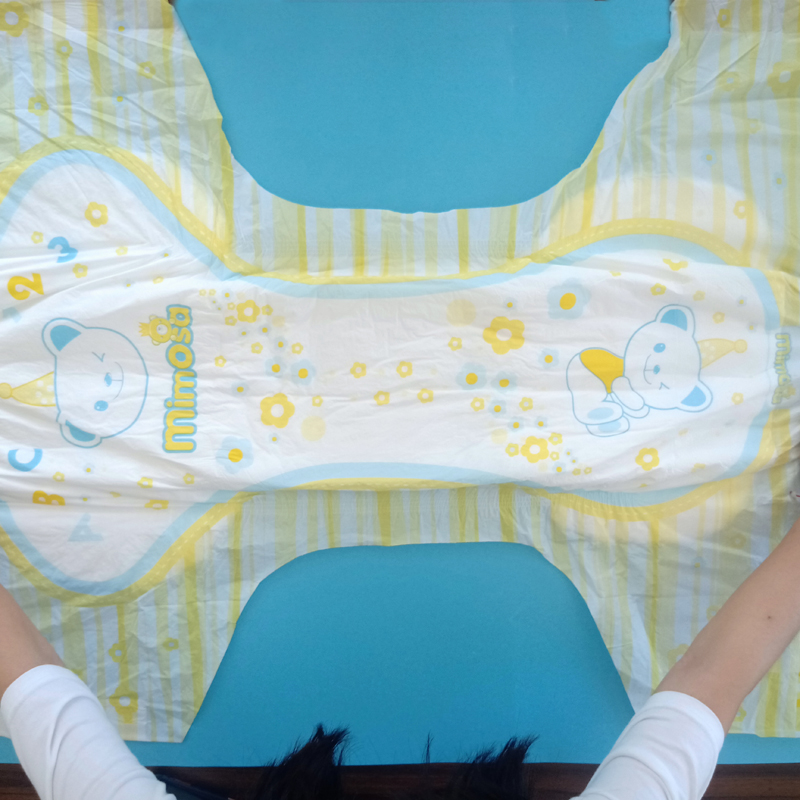Customized Prints High Absorption Ultra Thick Adult Diaper Soft Breathable Durability