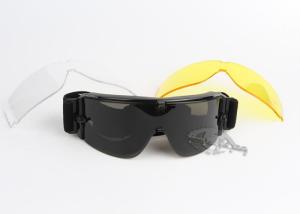 China PPE Prescription Safety Glasses Airsoft X800 Black Color UV400 Protection wholesale