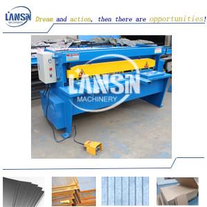 China 2mm Sheet Metal Electric Guillotine Shearing Machine Semiautomatic wholesale
