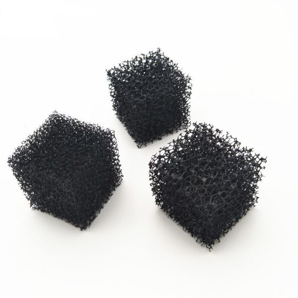 Black cube filter sponge