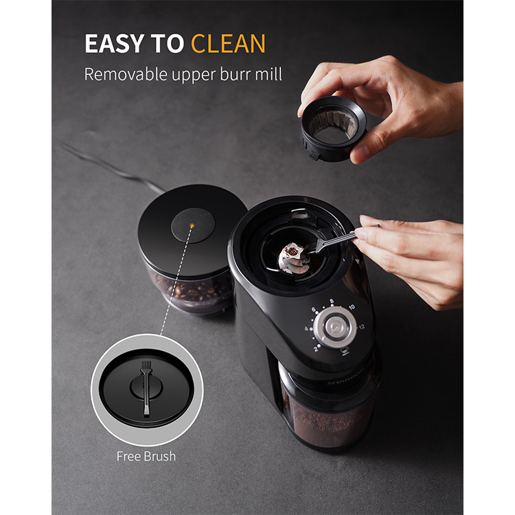 Household Automatic Espresso Machine 14 Setting Transparent Lid spresso French Press CE