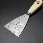 Wooden Handle Carbon Steel Stainless Steel Industrial Wood Mirror Surface