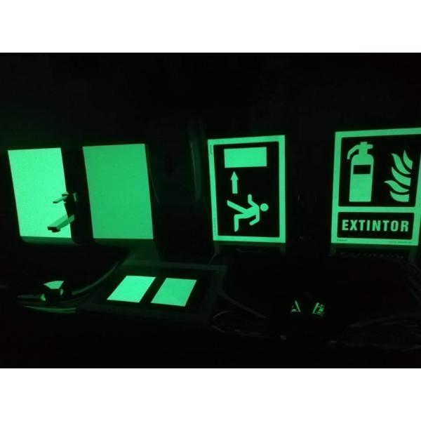 Blue/red/pink/yellow color PET type photo luminescent vinyl sticker 6-8 hours for cutting