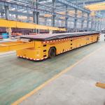 Battery Operated 100T Heavy Duty Transfer Cart For Automatic Industrial Workshop