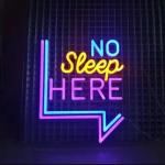 Home Furnishing Store Front Business Advertising Sign with Red Acrylic Led Neon