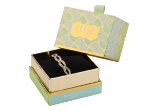 China Logo printed Fancy Jewelry Box With Earring Storage , Little Ladies Watch Jewelry Box wholesale
