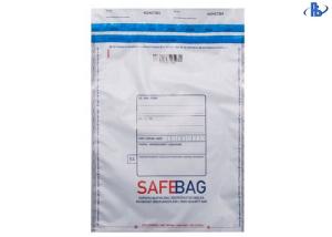 China Deposit Cash Self Sealing Tape LDPE Tamper Proof Evidence Bags wholesale