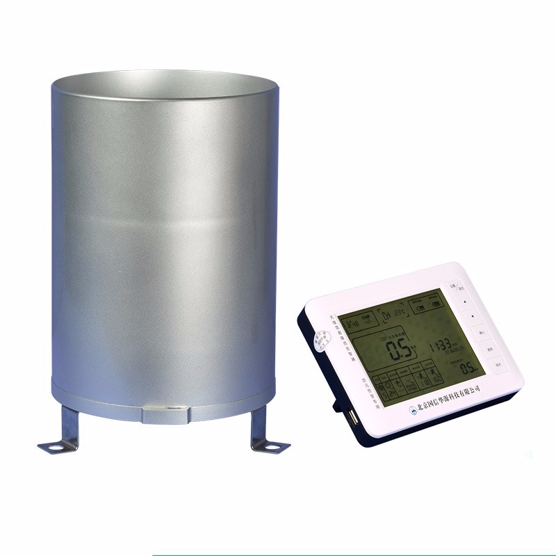 Plastic Material Rain Gauge with Measuring Range ≤4mm/min and Solar Panel Power Supply
