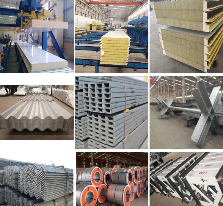 Steel Warehouse Workshop Hangar Hall Steel Structure With High Durability And Performance