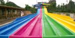 wonderful rainbow slide fiberglass water slide for amusement park
