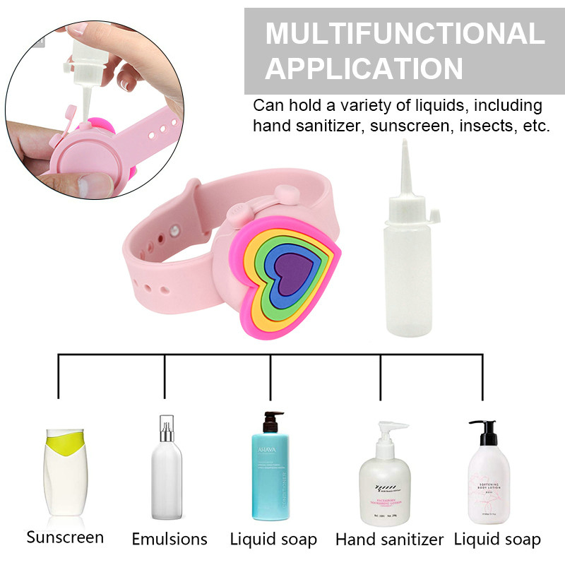 10ml 75% Alcohol Waterless Hand Dispenser Wristband